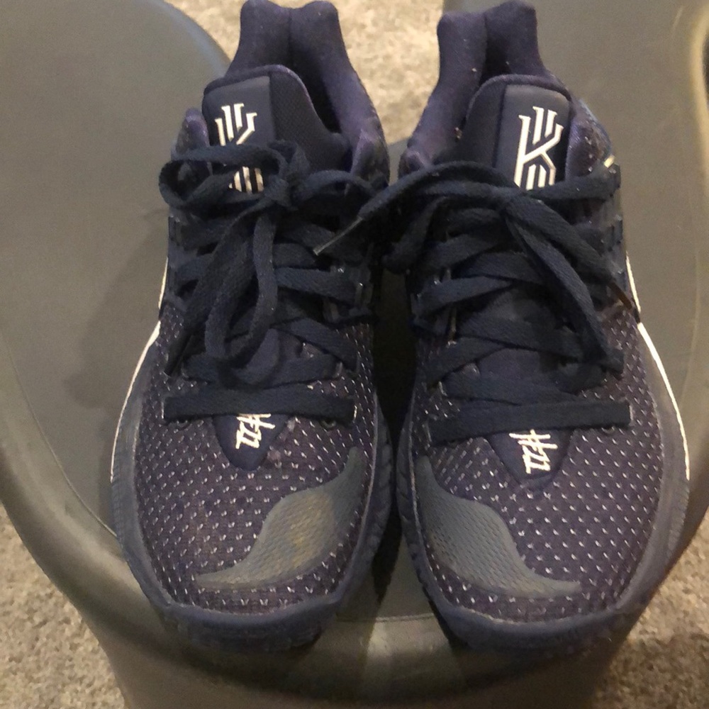 Navy and white Kyrie’s